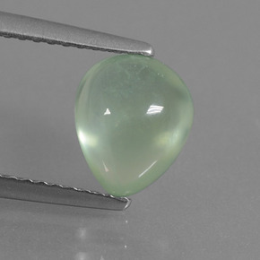 1.8ct Pear Cabochon Green Prehnite for sale thumb image of 1.8ct Pear Cabochon Green Prehnite (ID: 459134)
