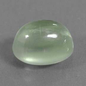 1.72 ct Green Prehnite Stone, Natural Prehnite in Oval Cabochon Shape for Sale