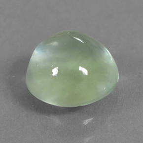 1.60 ct Green Prehnite Stone, Natural Prehnite in Round Cabochon Shape for Sale