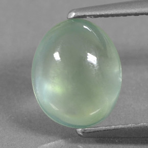 1.7ct Oval Cabochon Green Prehnite Gem for sale 1.7ct Oval Cabochon Green Prehnite Gem (ID: 459257)