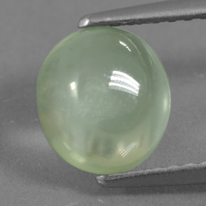 1.7ct Oval Cabochon Green Prehnite for sale thumb image of 1.7ct Oval Cabochon Green Prehnite (ID: 459258)