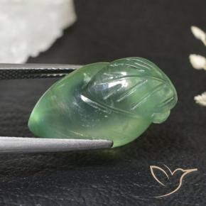 Prehnite Gemstone in 20.1 x 11.8 mm Size for Sale, Prehnite Stone in Light Green Color