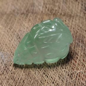 Prehnite Gemstone in 21.3 x 14.6 mm Size for Sale, Prehnite Stone in Light Green Color