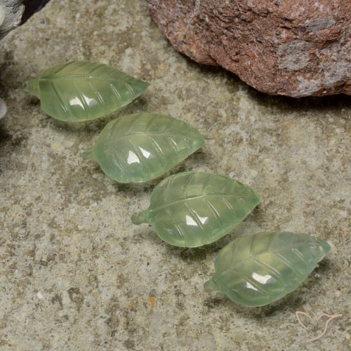 22.14ctw Natural Yellow Green Prehnite, Flower Cut, Transparent