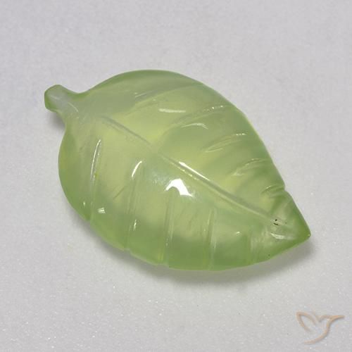 7.38ct Natural Lime Green Prehnite, Fancy, Transparent