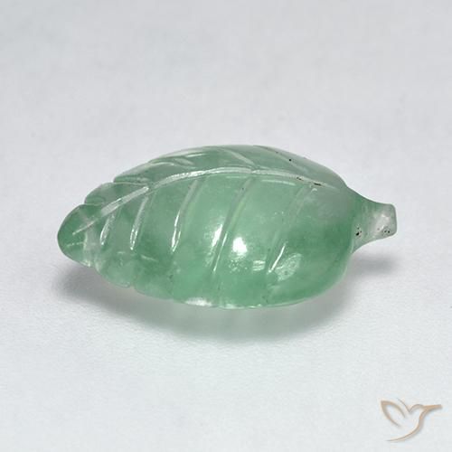 Prehnite Gemstone in 15 x 10 mm (calibrated) Size for Sale, Prehnite Stone in Mint Green Color