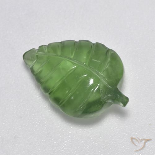 4.66ct Natural Medium Green Prehnite, Fancy, Transparent