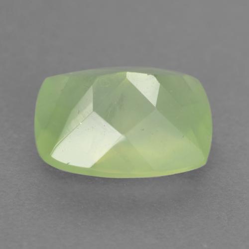 Prehnite Gemstone in 8 x 6 mm (calibrated) Size for Sale, Prehnite Stone in Medium Green Color