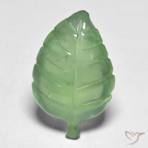 8.13ct Natural Yellowish Green Prehnite, Fancy, Transparent