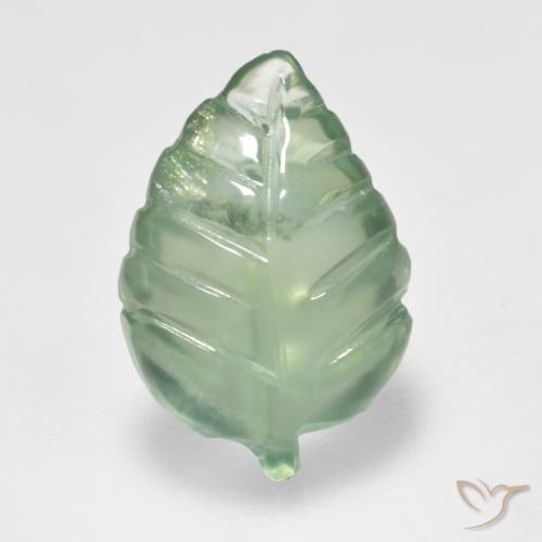 3.70ct Natural Light Yellow Green Prehnite, Fancy, Transparent