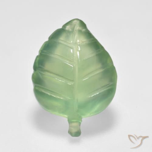 6.06ct Natural Pear Green Prehnite, Fancy, Transparent
