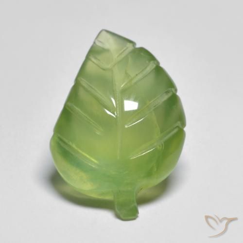 6.88ct Natural Lime Green Prehnite, Fancy, Transparent