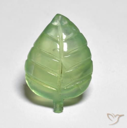 8.23ct Natural Olive Green Prehnite, Fancy, Transparent