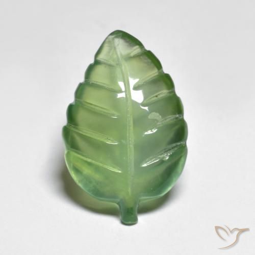6.92ct Natural Pear Green Prehnite, Fancy, Transparent