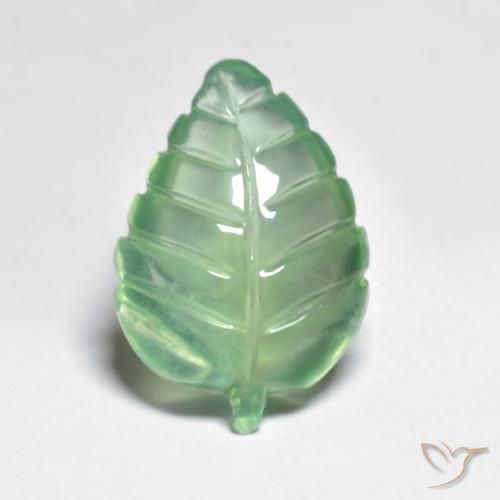 7.40ct Natural Light Green Prehnite, Fancy, Transparent