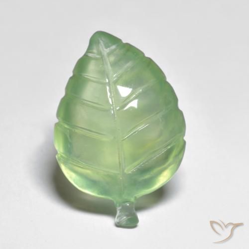 9.68ct Natural Yellow Green Prehnite, Fancy, Transparent