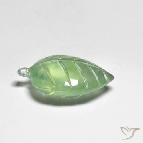 Prehnite Gemstone in 19 x 12.7 mm Size for Sale, Prehnite Stone in Yellow Green Color