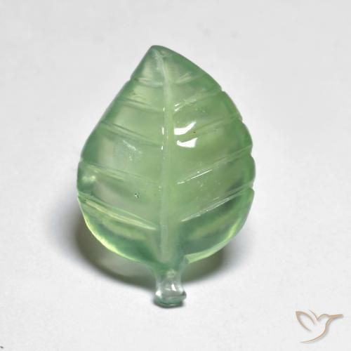 7.09ct Natural Warm Green Prehnite, Fancy, Transparent