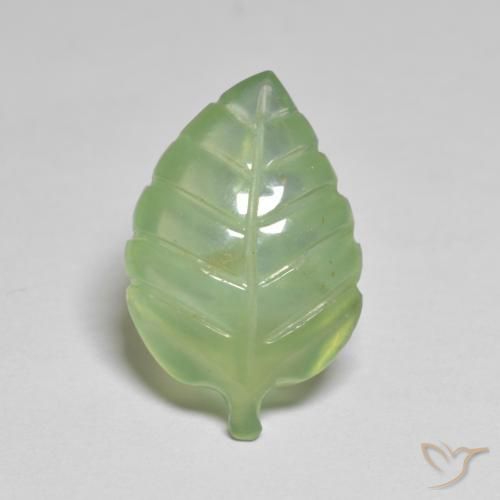 8.05ct Natural Medium Green Prehnite, Fancy, Transparent