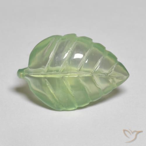 7.31ct Natural Yellow Green Prehnite, Fancy, Transparent