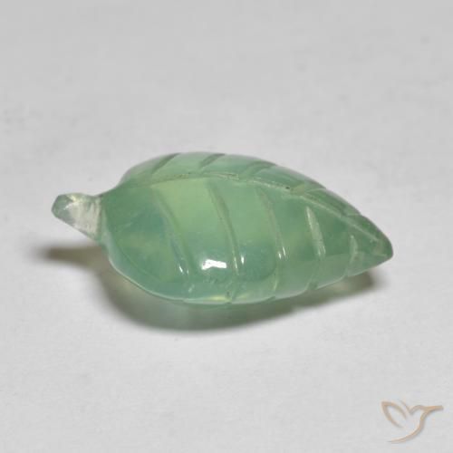 Prehnite Gemstone in 17 x 12.1 mm Size for Sale, Prehnite Stone in Light Mint Color