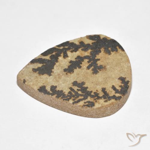 Psilomelane Dendrite Gemstone in 29.2 x 26.3 mm Size for Sale, Psilomelane Dendrite Stone in Multicolor Color