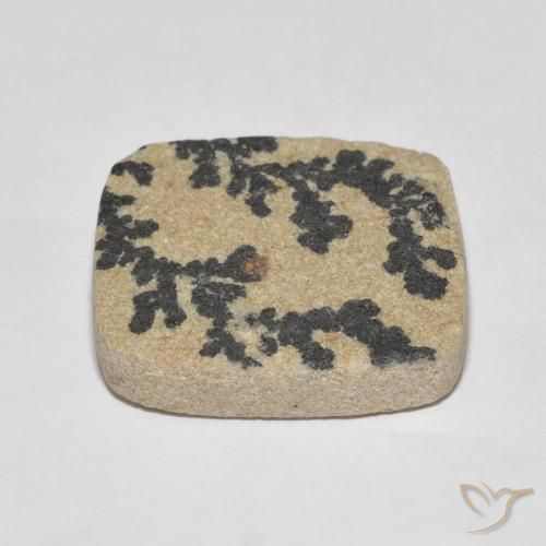 Psilomelane Dendrite Gemstone in 23.1 x 20.8 mm Size for Sale, Psilomelane Dendrite Stone in Multicolor Color