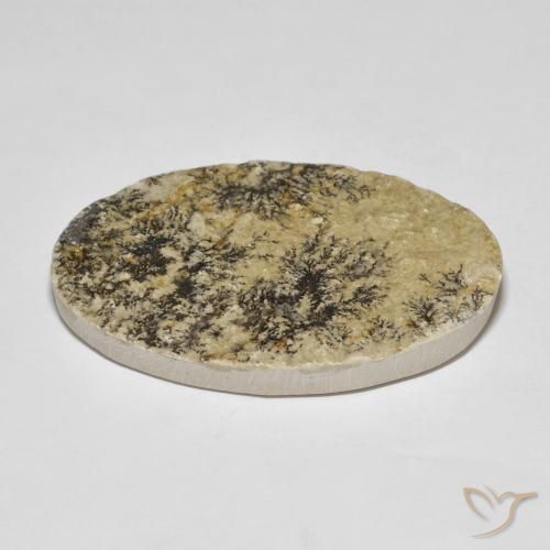 Psilomelane Dendrite Gemstone in 36.1 x 23.4 mm Size for Sale, Psilomelane Dendrite Stone in Multicolor Color