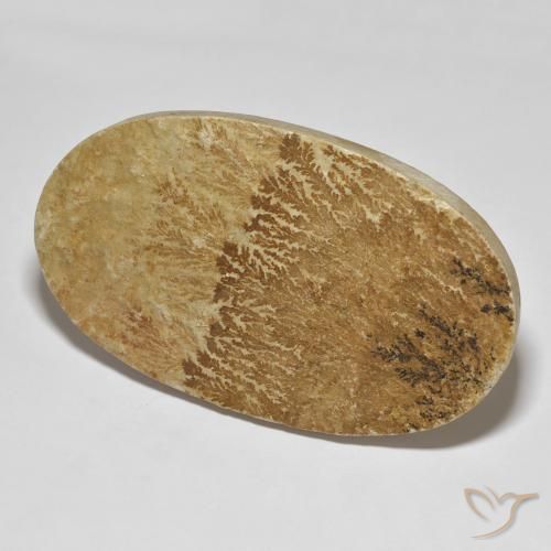 114.72 ct Multicolor Psilomelane Dendrite Stone, Natural Psilomelane Dendrite in Oval Cabochon Shape for Sale