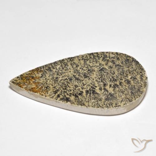 Psilomelane Dendrite Gemstone in 54.9 x 31 mm Size for Sale, Psilomelane Dendrite Stone in Multicolor Color