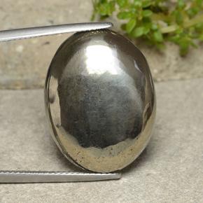 27.3ct Oval Cabochon Gold Pyrite Gem for sale 27.3ct Oval Cabochon Gold Pyrite Gem (ID: 486743)