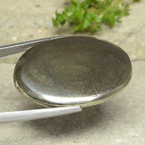 Pyrite Gemstone in 29.7 x 21.2 mm Size for Sale, Pyrite Stone in Gold Color