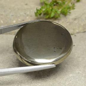 Pyrite Gemstone in 28.5 mm Size for Sale, Pyrite Stone in Gold Color