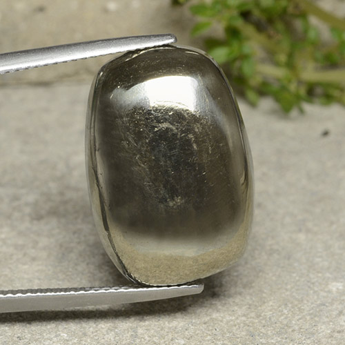 Золотой Пирит Камень - 31.1ct Подушечка Кабошон (ID: 486781)