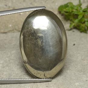 Or Pyrite gemme - 24.8ct Ovale Cabochon (ID: 486787)