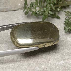 Pyrite Gemstone in 23.5 x 13.9 mm Size for Sale, Pyrite Stone in Golden Color