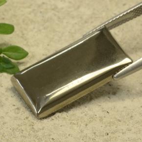 Pyrite Gemstone in 22.6 x 12.1 mm Size for Sale, Pyrite Stone in Gold Color