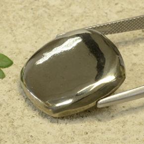 Pyrite Gemstone in 20.7 x 20.4 mm Size for Sale, Pyrite Stone in Gold Color