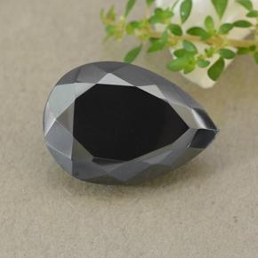25ct Pear Facet Dark Gray Metallic Pyrite Gem for sale 25ct Pear Facet Dark Gray Metallic Pyrite Gem (ID: 492095)