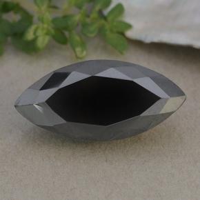 18.4ct Marquise Facet Dark Gray Metallic Pyrite for sale thumb image of 18.4ct Marquise Facet Dark Gray Metallic Pyrite (ID: 492103)
