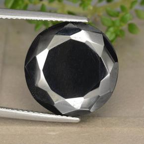 19.1ct Round Facet Dark Gray Metallic Pyrite for sale thumb image of 19.1ct Round Facet Dark Gray Metallic Pyrite (ID: 492289)