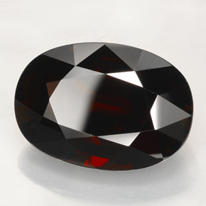 42.20 ct Red Pyrope Garnet Stone, Natural Pyrope Garnet in Oval Facet Shape for Sale