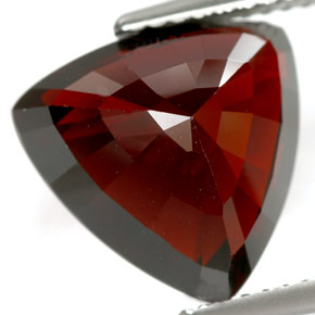 Pyrope Garnet Gemstone in 12 x 12 mm (calibrated) Size for Sale, Pyrope Garnet Stone in Deep Red Color