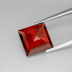 Pyrope Garnet Gemstone in 9 x 9 mm (calibrated) Size for Sale, Pyrope Garnet Stone in Red Color