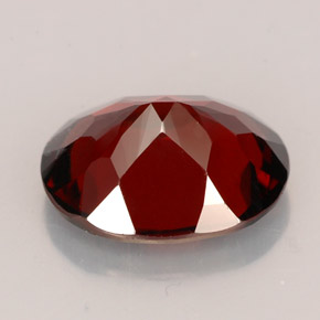 Pyrope Garnet Gemstone in 12 x 10 mm (calibrated) Size for Sale, Pyrope Garnet Stone in Deep Red Color