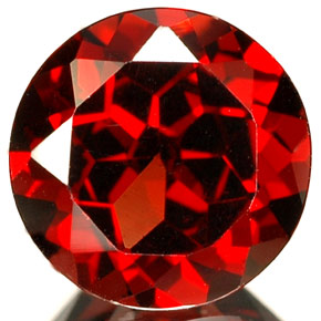 2.05 ct Red Pyrope Garnet Gemstone, Pyrope Garnet Gem in Round Facet Shape for Sale.