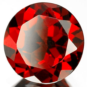 2.05 ct Red Pyrope Garnet Stone, Natural Pyrope Garnet in Round Facet Shape for Sale