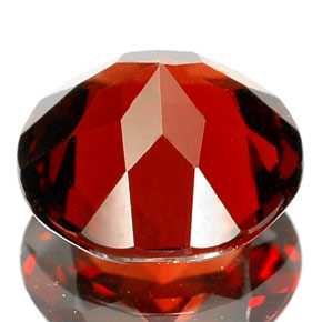 Pyrope Garnet Gemstone in 8 mm (calibrated) Size for Sale, Pyrope Garnet Stone in Deep Red Color