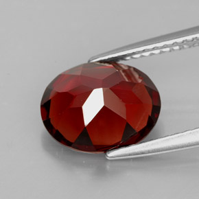 Pyrope Garnet Gemstone in 10 x 8 mm (calibrated) Size for Sale, Pyrope Garnet Stone in Deep Red Color
