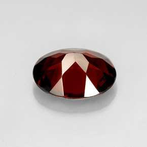 Pyrope Garnet Gemstone in 10 x 8 mm (calibrated) Size for Sale, Pyrope Garnet Stone in Deep Red Color